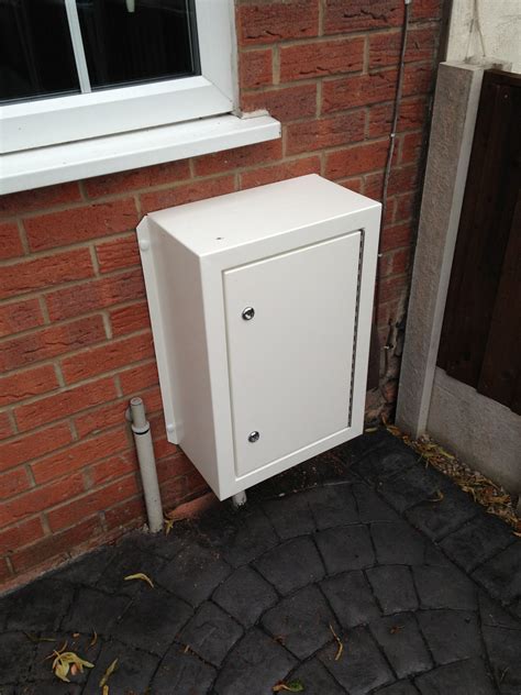 electricity meter boxes outside|replacing electrical meter box.